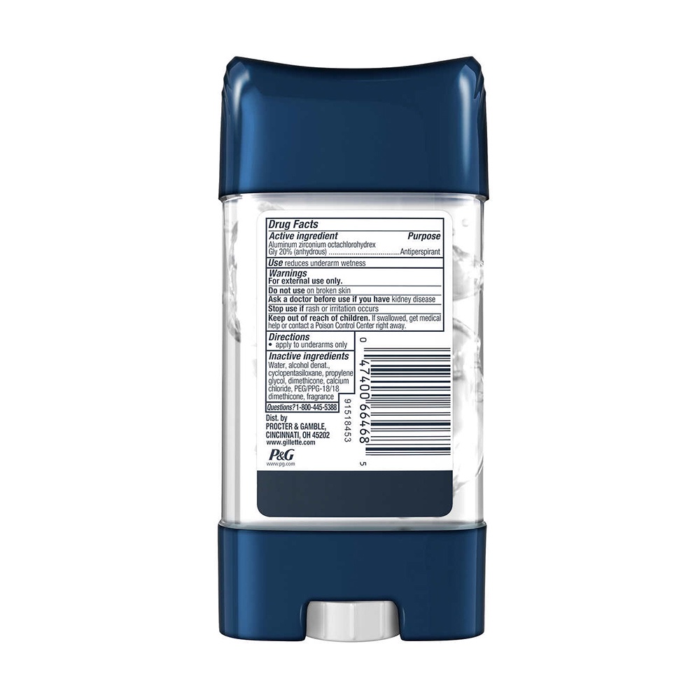 Lăn khử mùi cho nam của Mỹ Gillette Ultimate Protection Cool Wave 72 Giờ 107g (một chai đơn)