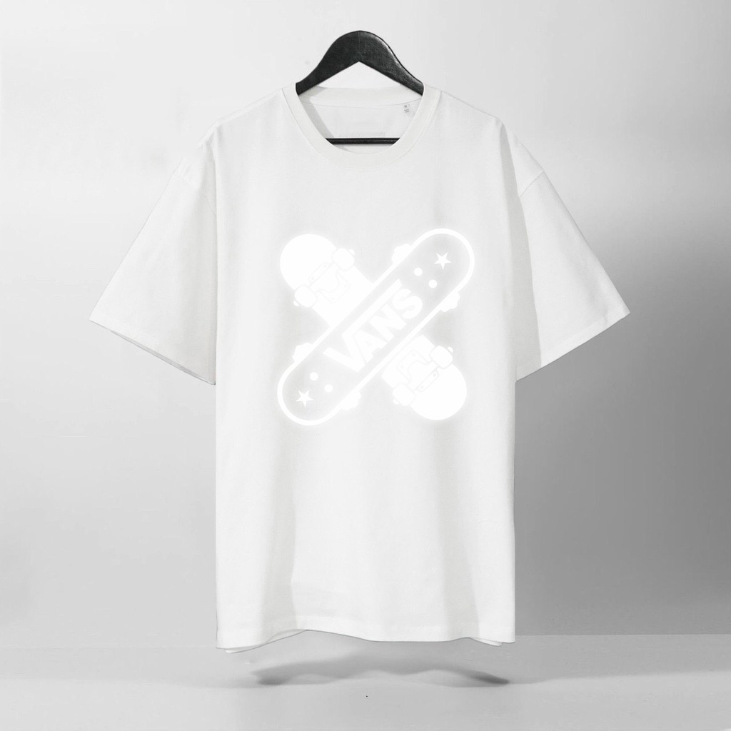 Áo Thun Tay Lỡ Phản Quang Bạc, Form rộng, áo phông 75% Cotton, nam nữ unisex | BigBuy360 - bigbuy360.vn