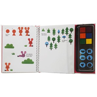 Đồ chơi vẽ vân tay Rubber Stamp activities