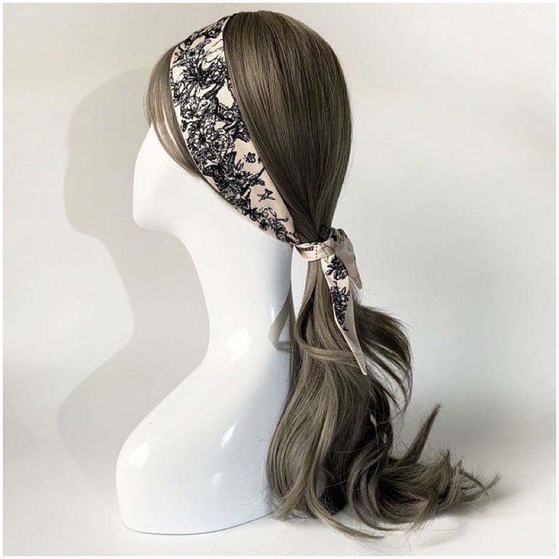 Khăn dài quấn túi xách in hoa văn đẹp cao cấp - Maben