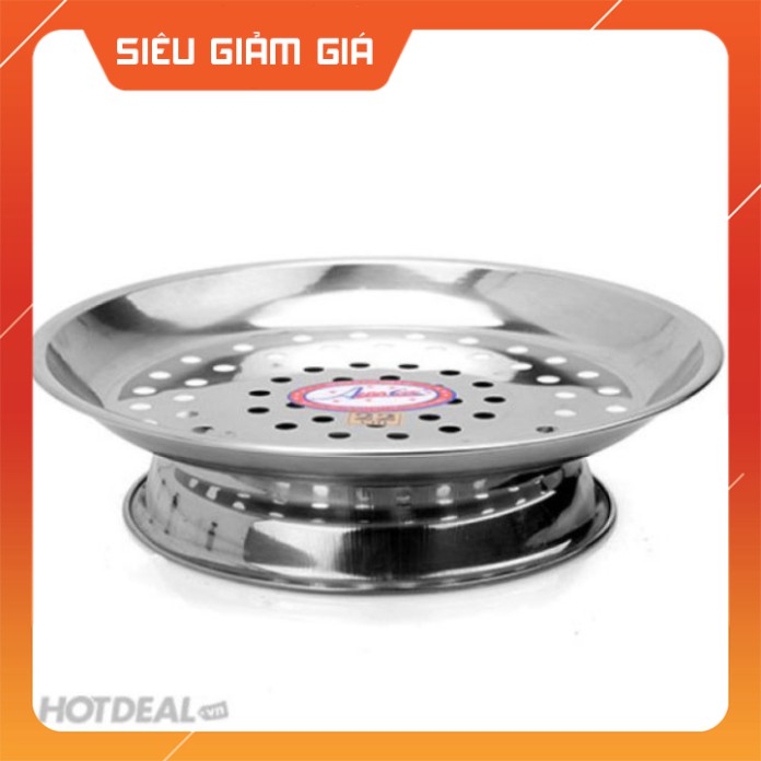 Xửng hấp đa năng có chân inox - có thể làm đĩa để trái cây