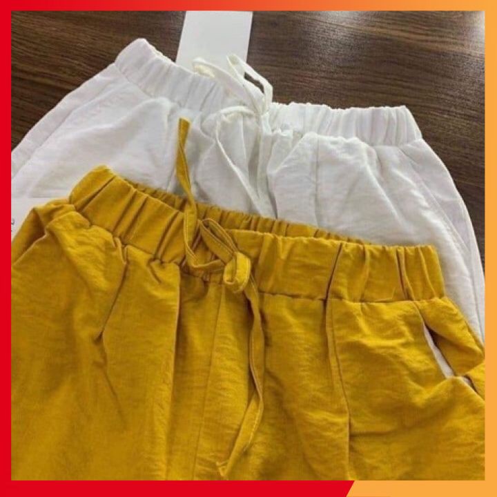 Quần baggy nữ ⚡️ ĐẸP BỀN RẺ ⚡️Quần đũi nữ cạp chun thiết kế kiểu dáng baggy dễ phối đồ, chất vải dày dặn
