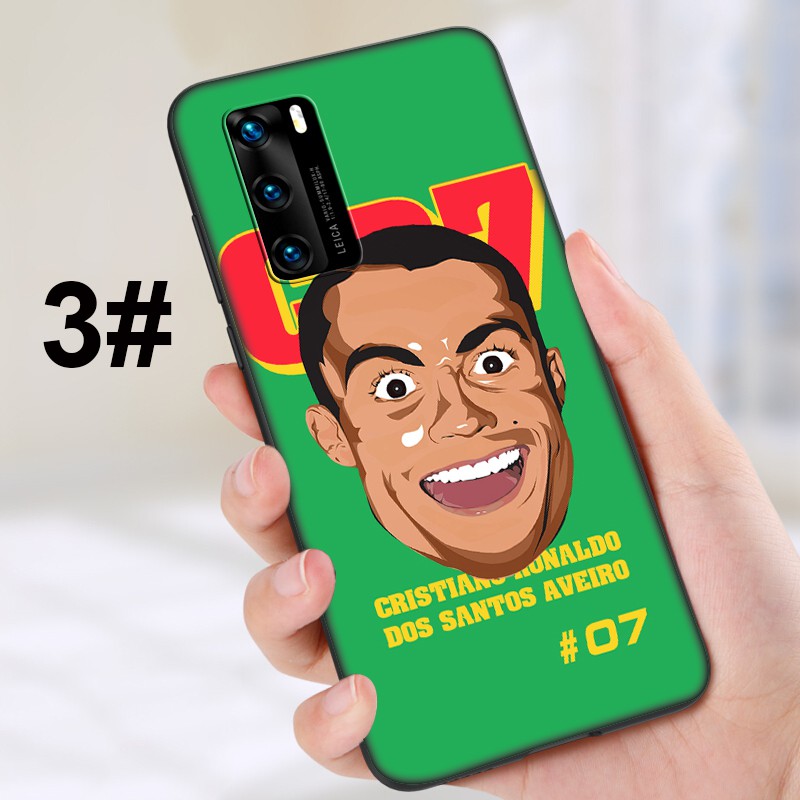 Ốp điện thoại dẻo in hình Cristiano Ronaldo CR7 cho Huawei Y6P Y6 Y9 Y7 Prime 2019 2018 2017 LUA24