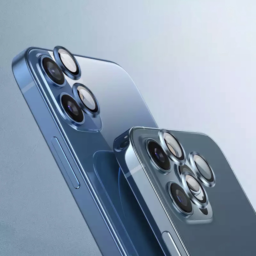 Miếng dán đính đá bảo vệ ống kính camera cho điện thoại  IPhone 12 Pro Max, 12 Pro, 12, 12 Mini 11 PRO MAX