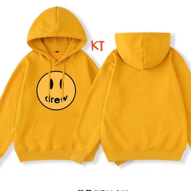 Áo hoodie mặt cười drew