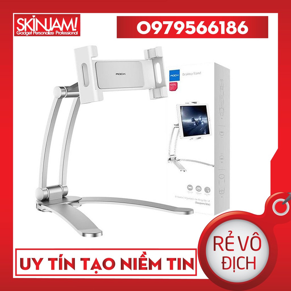 | Rock IPad | Giá Đỡ IPad Đa Năng Để Bàn Treo Tường Rock Suspensible 360 độ