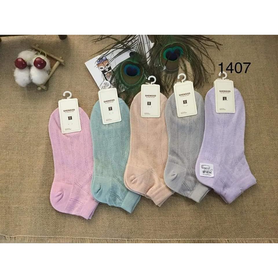 TẤT LƯỚI NỮ THÔNG HƠI SIÊU MÁT SIÊU THOÁT - SET 10 ĐÔI