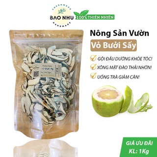 1kg Vỏ Bưởi Sấy Khô Handmade - Đẹp Da, Tiêu Mỡ, Mượt Tóc