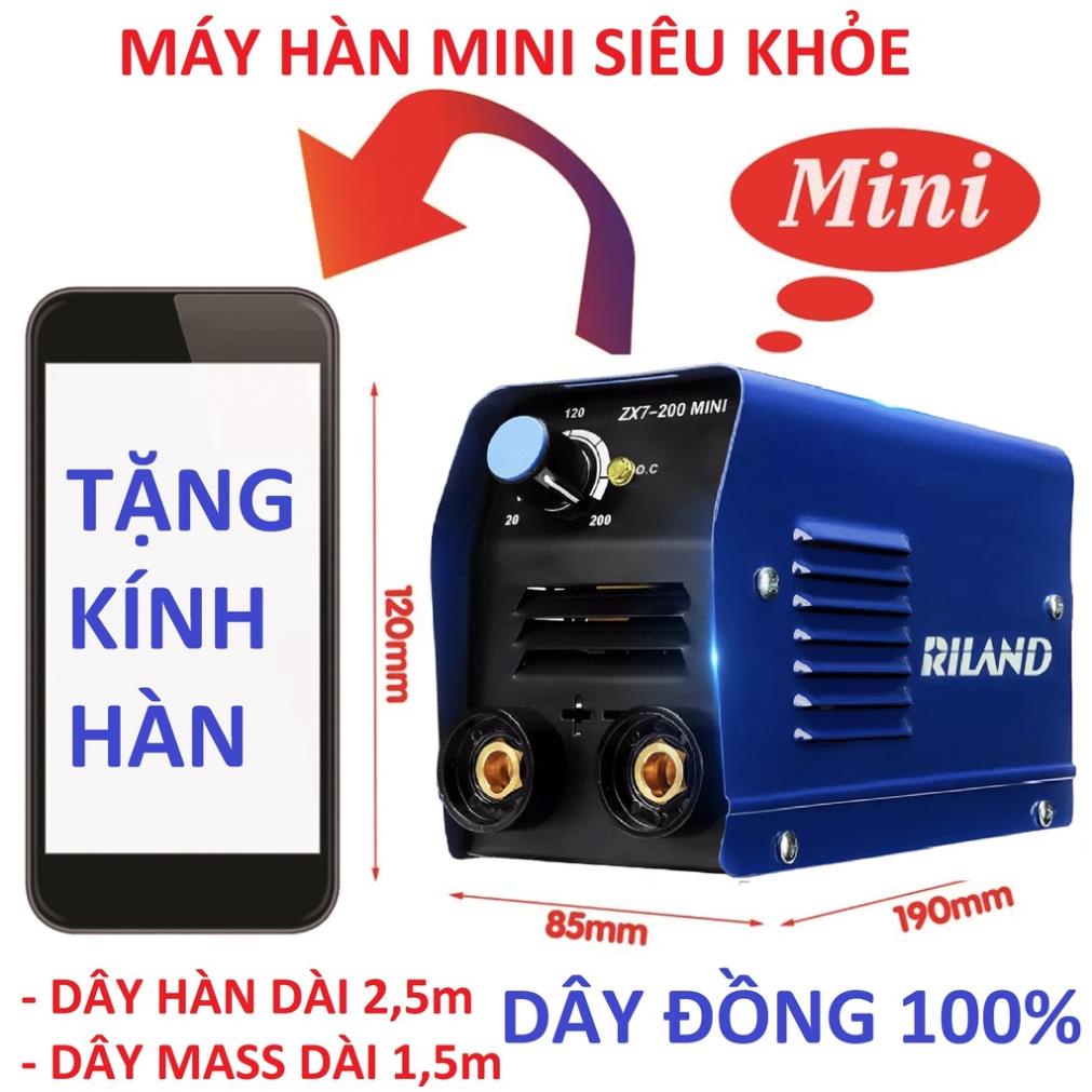 Máy hàn điện tử Riland zx7-200 mini, máy hàn tiện dụng cho gia đình - 𝑽𝒊𝒆𝒕𝒔𝒖𝒏