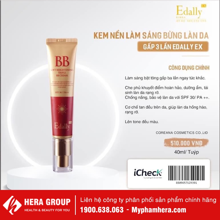 ✅ [Hàng Công Ty] - Kem Nền BB Làm Sáng Da Edally Chính Hãng - Kem Nền BB Che Phủ Hoàn Hảo Làm Sáng Da Edally | BigBuy360 - bigbuy360.vn