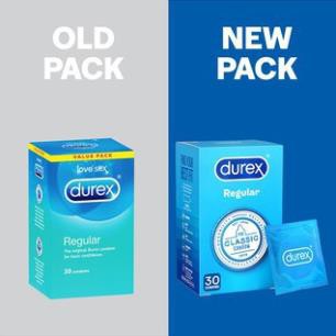 Bao Cao Su Durex Chính Hãng Úc, Bao Cao Su Durex Regular hộp 30 Cái