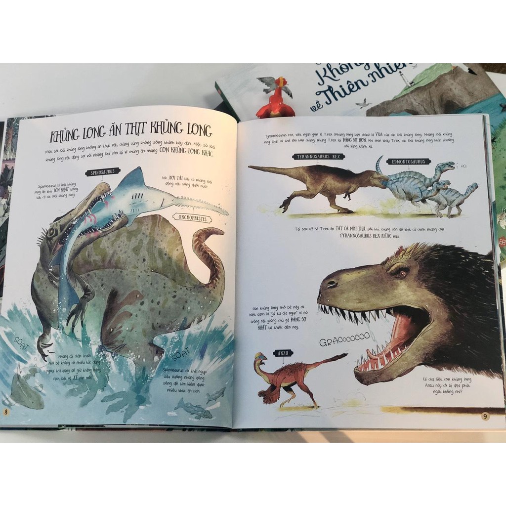 Sách BIG PICTURE BOOK DINOSAURS - Cuốn sách tranh khổng lồ về KHỦNG LONG