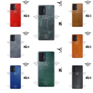 Miếng dán da xiaomi mi 11t - miễn phí khắc