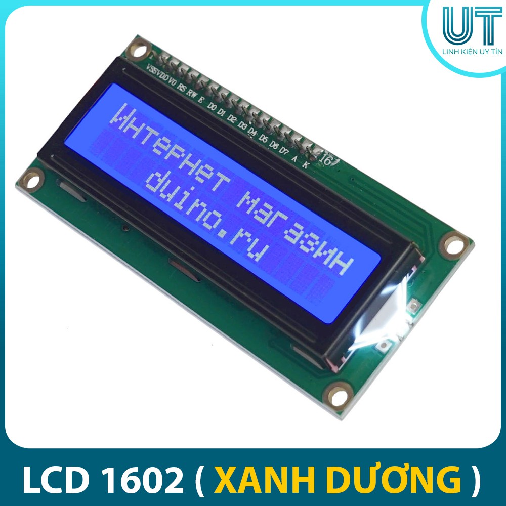Màn hình LCD1602 - 5V Xanh Dương