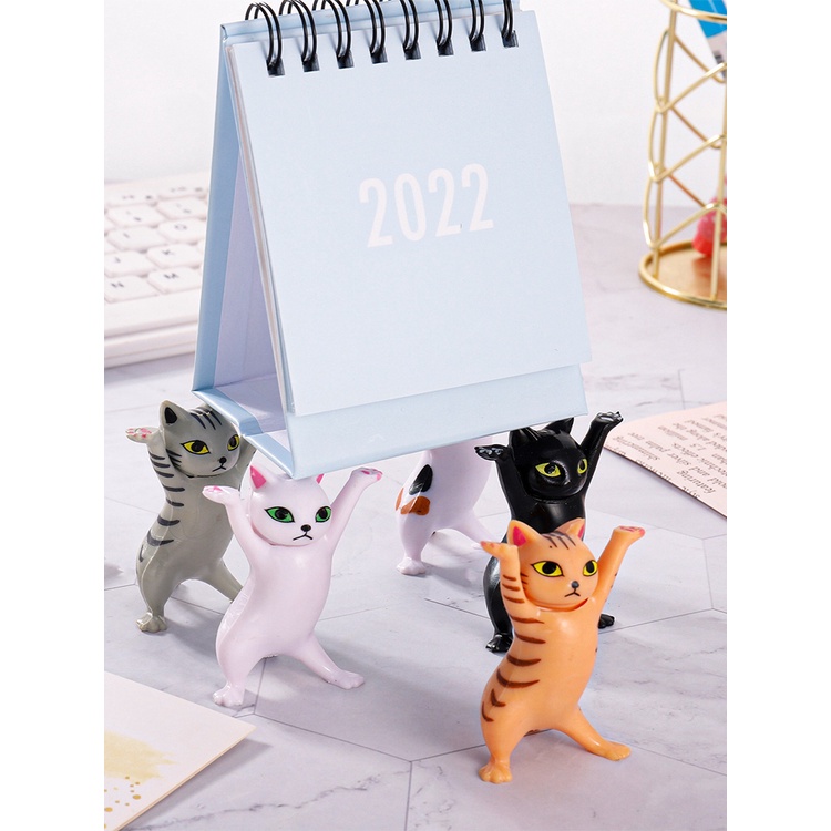 Set 5 Giá Đỡ Bút Chì Hình Mèo/ Búp Bê Nhảy Múa Nghệ Thuật