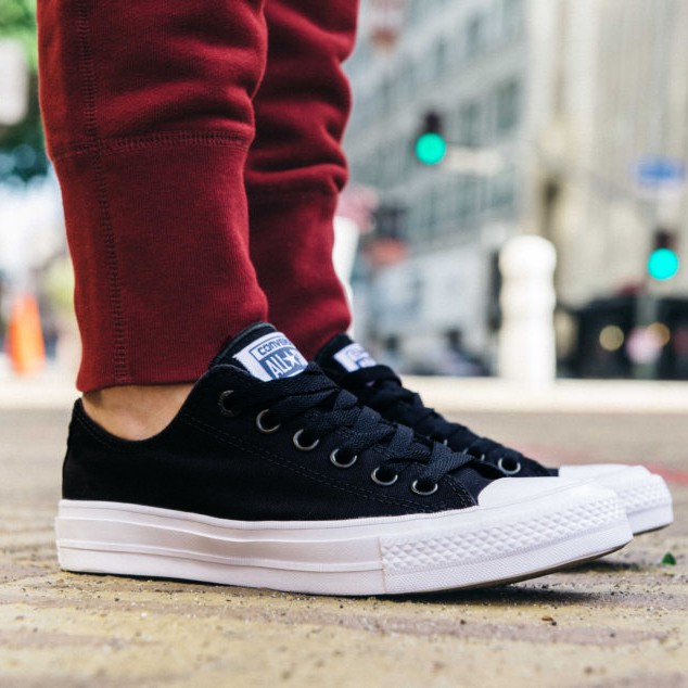 Giày Ck2 AllStar Nam Cổ Thấp Đen | BigBuy360 - bigbuy360.vn