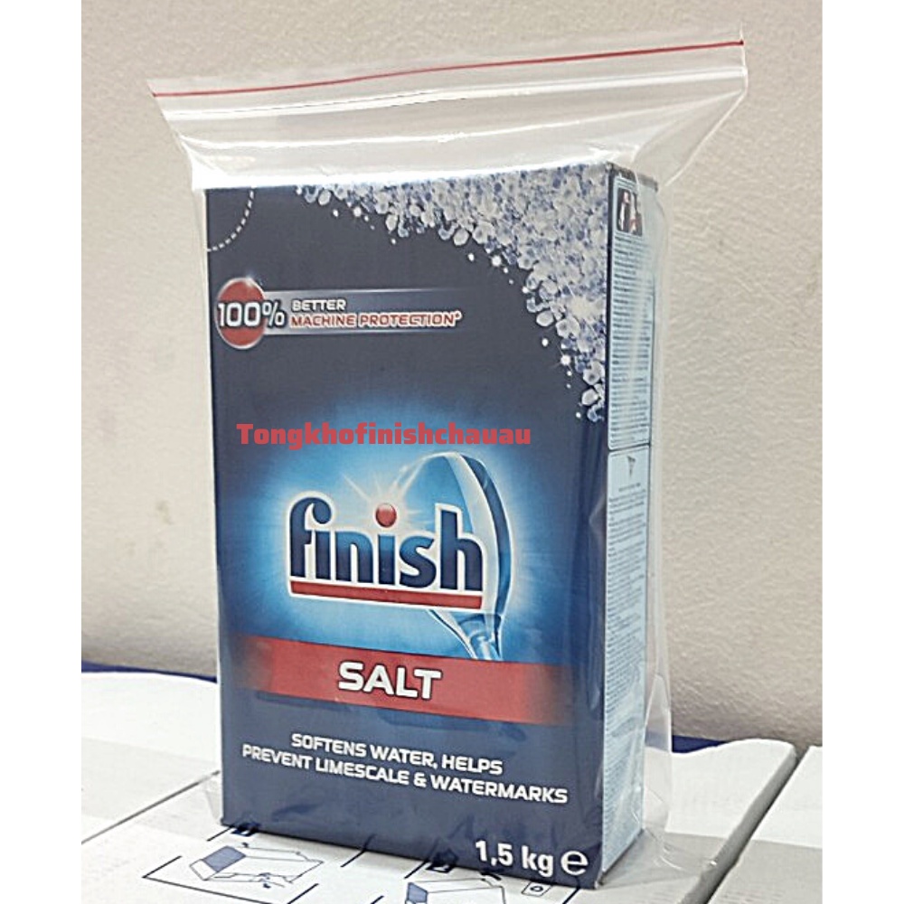 Combo Gel Finish 1300ml+Muối finish 1,5kg+Bóng finish 400ml dùng cho máy rửa bát máy rửa chén.
