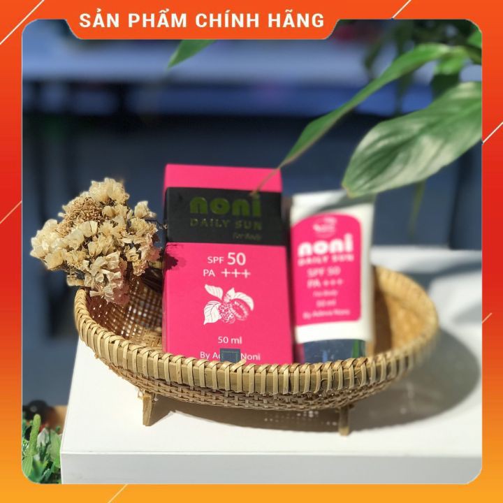 Kem chống nắng body ⚡FREESHIP⚡chống nắng thế hệ mới SPF 50, PA +++ (Adeva Noni) 50 ml