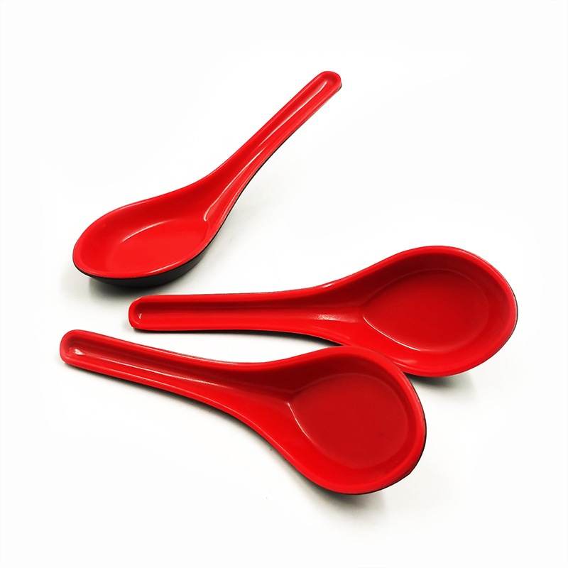 Muỗng Múc Mì Hai Màu Đỏ Và Đen Dành Cho Nhà Bếp