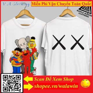 Áo thun tay ngắn đủ size mẫu 2 Mặt KAWS