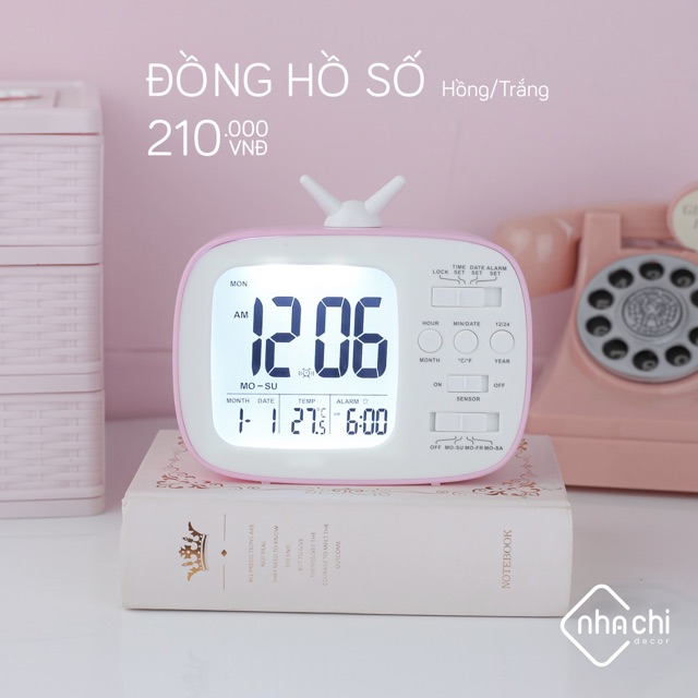 Đồng hồ để bàn đa chức năng