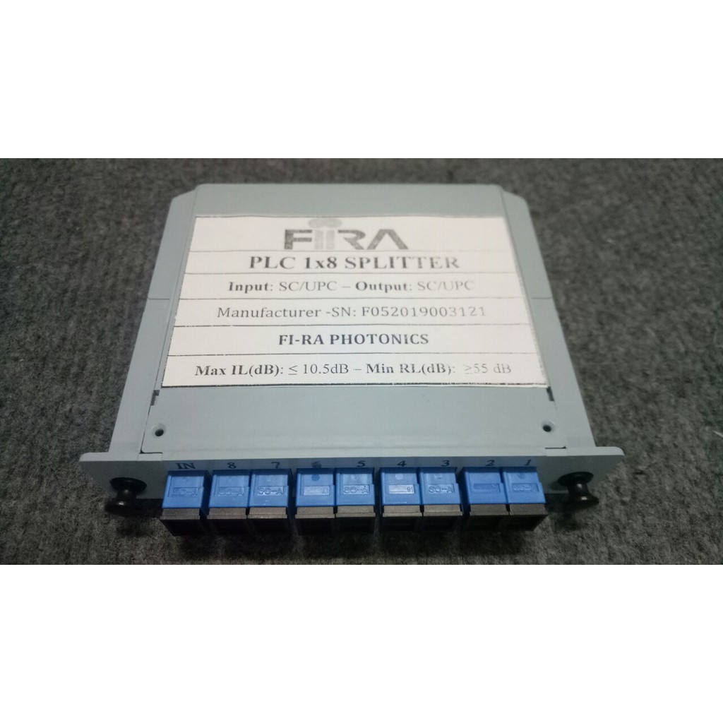 Bộ chia quang PLC modul dạng BOX 1x8 SC/UPC. Hàng chính hãng