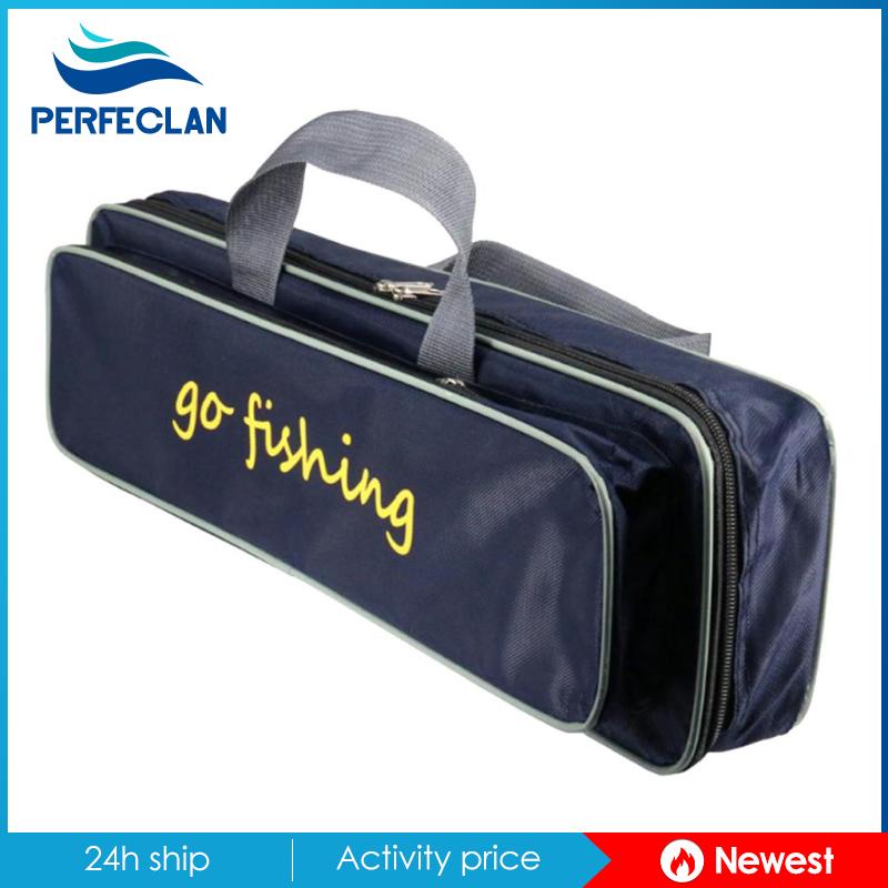 Hộp Đựng Cần Câu Cá Có Khóa Kéo Đôi Tiện Dụng