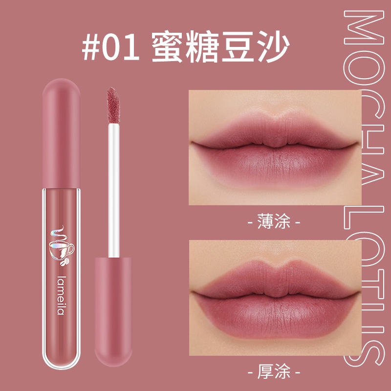 Son lì Lameila mềm mịn như nhung chống thấm nước chống khô môi lâu trôi A240