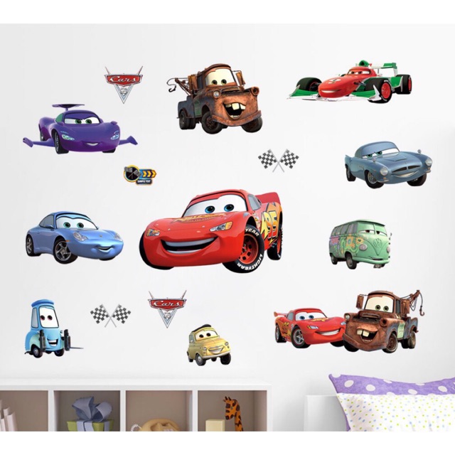 [ RẺ VÔ ĐỊCH ] Decal ô tô phim hoạt hình