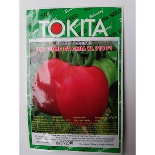Combo 3 gói hạt giống cà chua vl 318 f1 - 5g - tokita