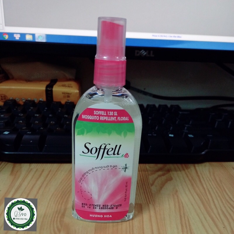 Xịt ,Kem Chống Muỗi Soffell hương hoa,hương cam