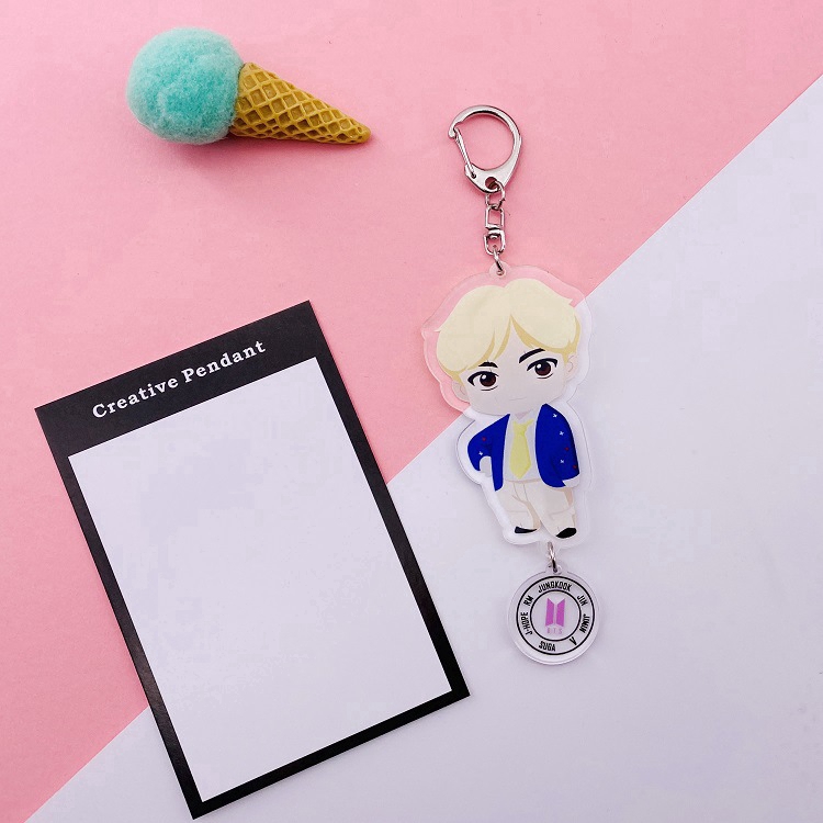 BTS BTS Keychain Pendant Jewelry pop-up shop Hanging Chain Seoul Chang Zhou Official Peripheral Same