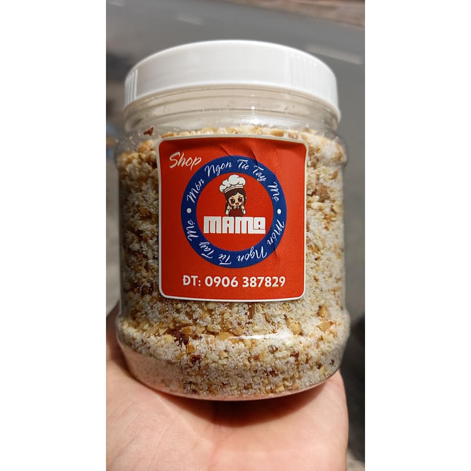Hủ 200gr Muối mè đậu phộng rang Có Đường truyền thống nhà làm