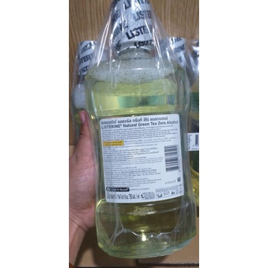 Nước súc miệng 750ml⚡listerine Green tea⚡ngăn ngừa sâu răng