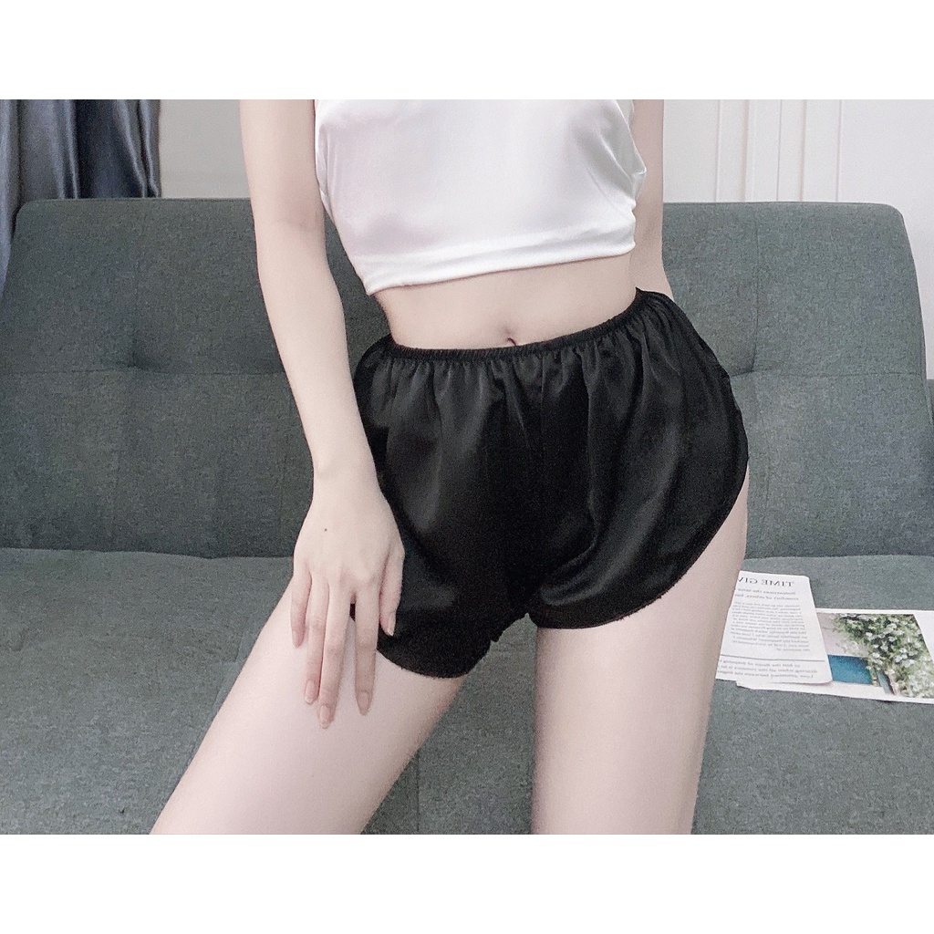 Quần đùi sexy trơn mỏng mát siêu cute lụa satin cao cấp freesize dưới 65kg Sexy_girl_1997 | BigBuy360 - bigbuy360.vn