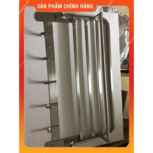 (FreeShip) MÁNG TREO KHĂN TẦNG-MÓC ÁO INOX MỜ SUS 304