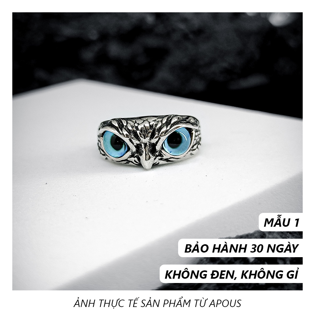 Nhẫn nam nữ thời trang Trendy - Không đen không gỉ - BST 4 - Phụ Kiện Trang Sức Unisex Apous