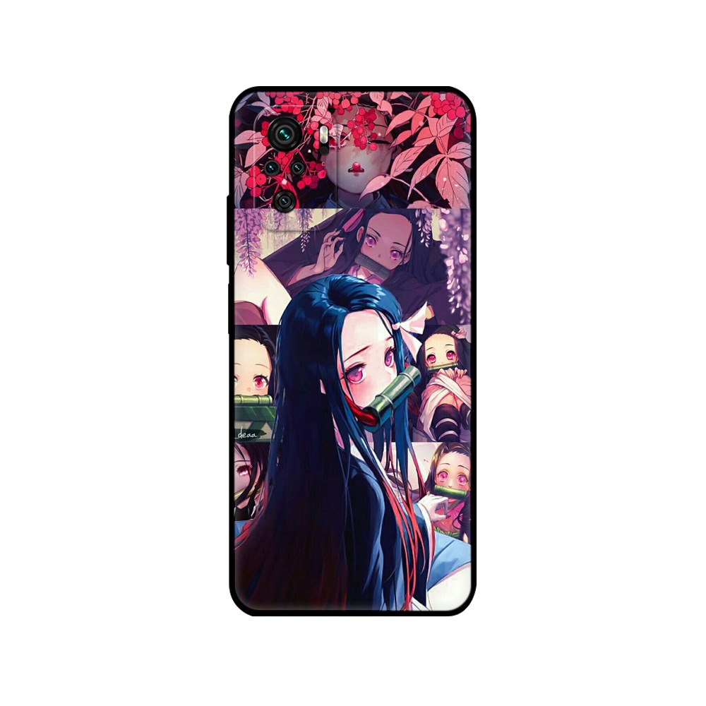 Ốp Điện Thoại Tpu Silicon Mềm Hình Anime Demon Slayer Cho Xiaomi Redmi Note 10 Pro 5G 4G 10S Redmi 10 2022 10C