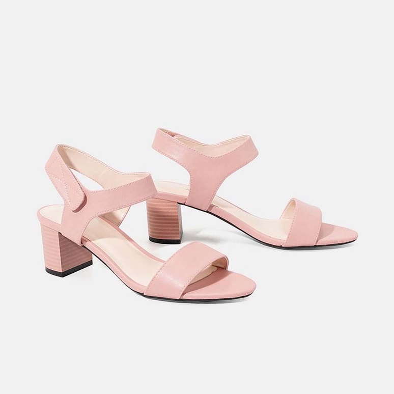 Giày Sandal Nữ 5cm Thời Trang JUNO Gót Vuông Quai Ngang SD05003