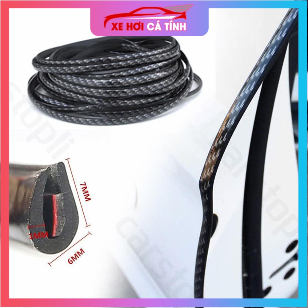 1 Mét Đa Năng Ô Tô Xe Cạnh Cửa Hình Chữ U Chống Trầy Xước Viền Dây Tấm Dán Bảo Vệ