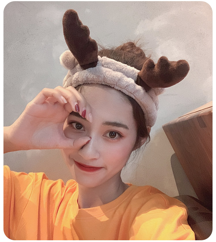 Băng Đô Rửa Mặt Hàn Quốc Vải Nhung Bông Co Giãn Hỗ Trợ Rửa Mặt Makeup Nhiều Hình Thù Dễ Thương Ngộ Nghĩnh