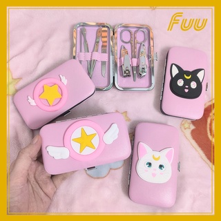 (Đọc kĩ mô tả) Bộ cắt móng tay Sakura Thủ Lĩnh Thẻ Bài, Thủy Thủ Mặt Trăng (Cardcaptor Sakura/Sailor Moon) mẫu 1