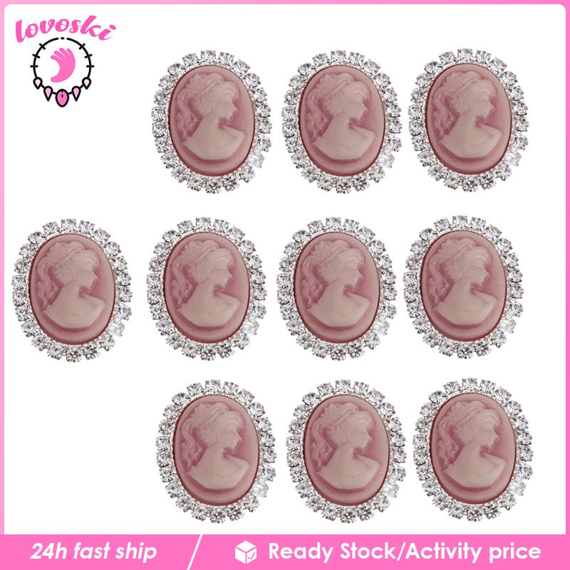 Set 10 NúT ĐíNh Kim Cương Giả NhiềU MàU SắC