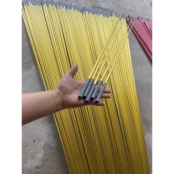 Nan carbon 1,4 mét màu vàng - làm diều 2,2 đến 2,8 mét - làm đuôi - THÁNH CỐC