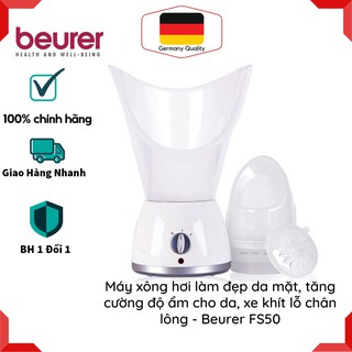 MÁY XÔNG HƠI BEURER FS50 – Máy xông hơi làm đẹp da mặt, tăng cường độ ẩm cho da, se khít lỗ chân lông