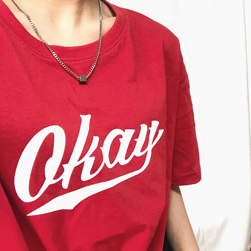 Vòng cổ kiểu dáng hình học phong cách hiphop Hàn Quốc