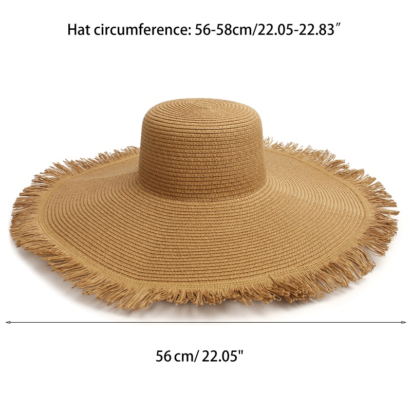 Nón Cối Rộng Vành Che Nắng Thời Trang Đi Biển Mùa Hè Cho Nữ