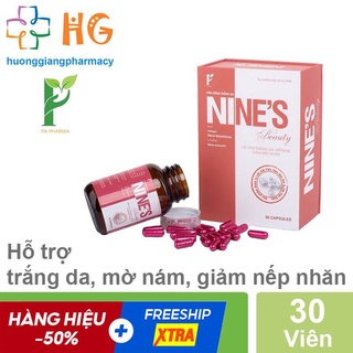 Viên uống nines beauty trắng da, mờ thâm nám, giảm nếp nhăn