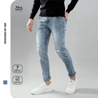 Quần jean nam cao cấp thương hiệu 360 Boutique - QJDTK122
