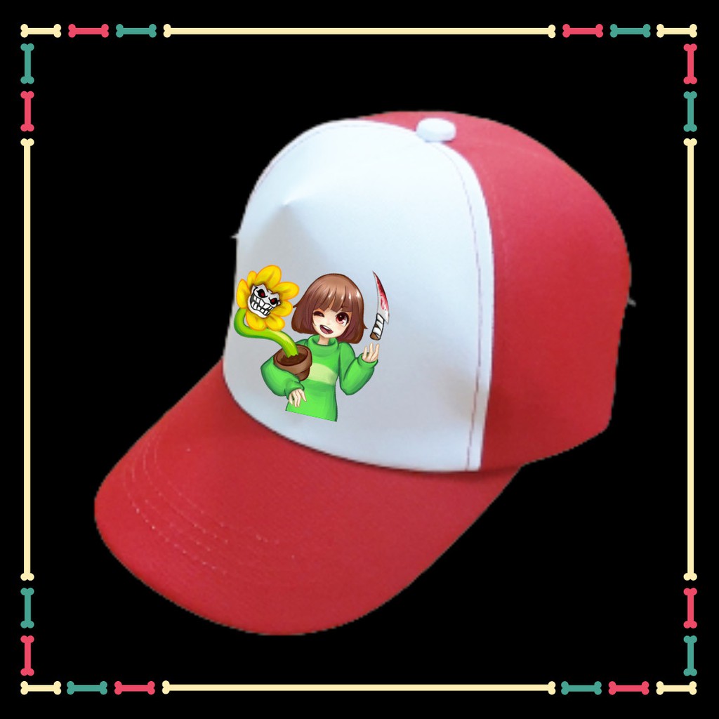 Mũ lưỡi trai cho bé gái in hình Chara ( Biệt đội Gangster)